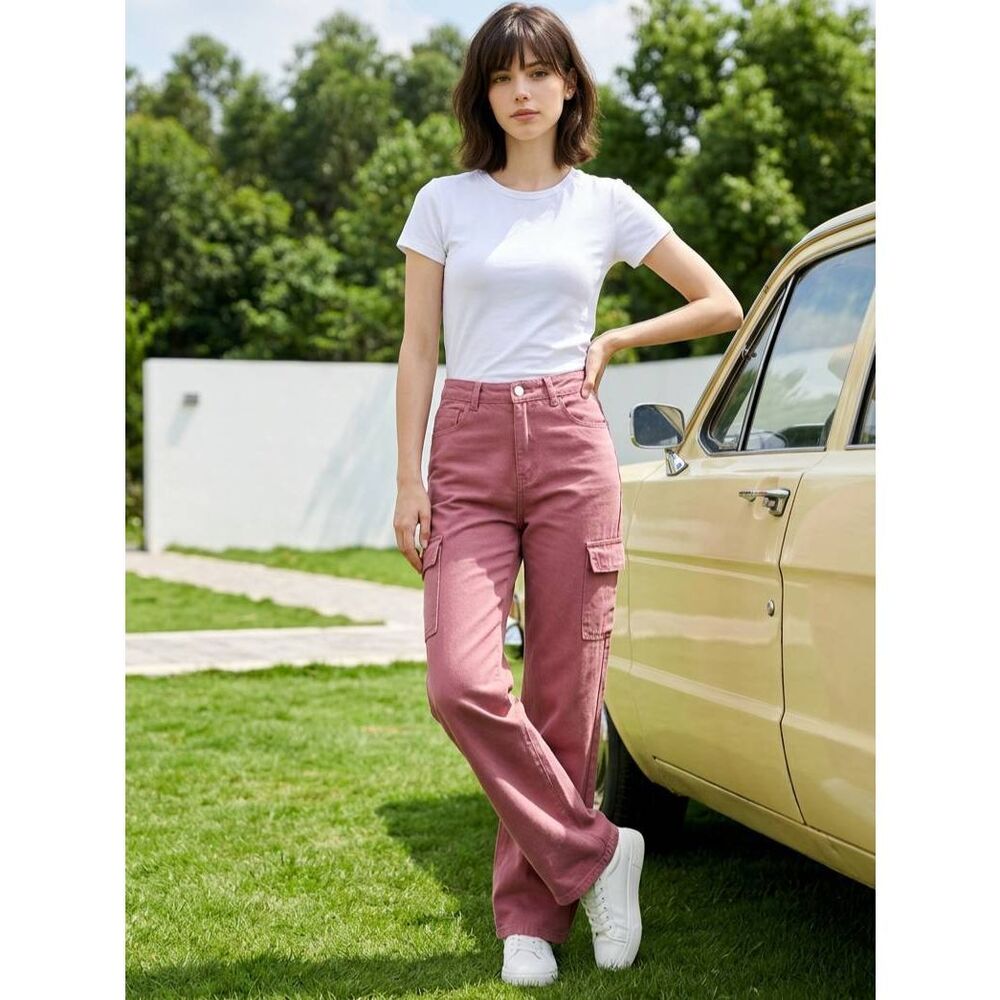 🔸️NWT Altar'd State Cedarwood Rust Cargo Jeans XSmall